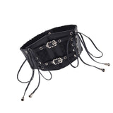 Maxbell Fashion Elastic Lace up Waist belt Cinch Belt for Ladies Girls Dresses