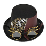 Maxbell Steampunk Top Hat Gothic Vintage Head Gear Costume Party Rustic Headwear