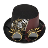 Maxbell Steampunk Top Hat Gothic Vintage Head Gear Costume Party Rustic Headwear