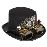 Maxbell Steampunk Top Hat Gothic Vintage Head Gear Costume Party Rustic Headwear