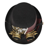 Maxbell Steampunk Top Hat Gothic Vintage Head Gear Costume Party Rustic Headwear