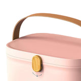 Maxbell First Aid Storage Box Container Bin Case Multipurpose Dustproof with Handle pink