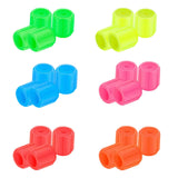 Maxbell 4x Car Tire Valve Caps Illuminated Bike Tire Caps for Bike Motorcycle Green