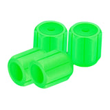 Maxbell 4x Car Tire Valve Caps Illuminated Bike Tire Caps for Bike Motorcycle Green