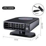 Maxbell Auto heating Fan Car Windshield Defogger Portable for Trucks 24v