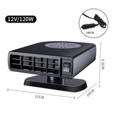 Maxbell Auto heating Fan Car Windshield Defogger Portable for Trucks 12v