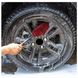 Maxbell 3 Pieces Microfiber Car Wheel Brush Handy Tool for Motorcycles Spokes