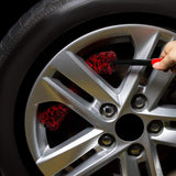 Maxbell 3 Pieces Microfiber Car Wheel Brush Handy Tool for Motorcycles Spokes