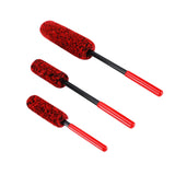 Maxbell 3 Pieces Microfiber Car Wheel Brush Handy Tool for Motorcycles Spokes