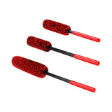 Maxbell 3 Pieces Microfiber Car Wheel Brush Handy Tool for Motorcycles Spokes