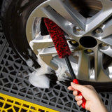 Maxbell 3 Pieces Microfiber Car Wheel Brush Handy Tool for Motorcycles Spokes