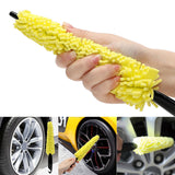 Maxbell Car Wheel Tire Rim Brush Rim Scrubber Long Soft for Vehicle