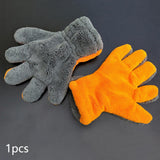 Maxbell Car Wash Mitts Cleaning Glove Strong Absorbent Five Finger for Car Wash