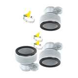 Maxbell Hose Pool Filter Pumps Adapter 1.25" Fittings to 1.5" Fittings Swimming Pool 1 Piece Set