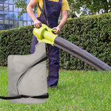 Maxbell Replacement Black Zip Blower Bag Zippered Bottom Dump Bag for Lawn Argent