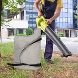 Maxbell Replacement Black Zip Blower Bag Zippered Bottom Dump Bag for Lawn Argent