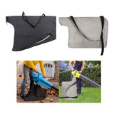 Maxbell Replacement Black Zip Blower Bag Zippered Bottom Dump Bag for Lawn Black
