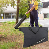 Maxbell Replacement Black Zip Blower Bag Zippered Bottom Dump Bag for Lawn Black