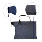 Maxbell Replacement Black Zip Blower Bag Zippered Bottom Dump Bag for Lawn Black