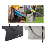 Maxbell Replacement Black Zip Blower Bag Zippered Bottom Dump Bag for Lawn Black