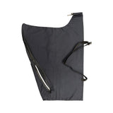 Maxbell Replacement Black Zip Blower Bag Zippered Bottom Dump Bag for Lawn Black