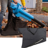 Maxbell Replacement Black Zip Blower Bag Zippered Bottom Dump Bag for Lawn Black