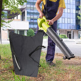 Maxbell Replacement Black Zip Blower Bag Zippered Bottom Dump Bag for Lawn Black