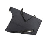 Maxbell Replacement Black Zip Blower Bag Zippered Bottom Dump Bag for Lawn Black