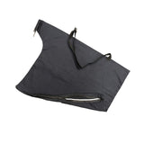 Maxbell Replacement Black Zip Blower Bag Zippered Bottom Dump Bag for Lawn Black