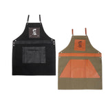 Maxbell Chef Aprons Practical Cape Accessories Hair Cutting Apron for Adult  81cmx78cm Black
