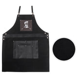 Maxbell Chef Aprons Practical Cape Accessories Hair Cutting Apron for Adult  81cmx78cm Black