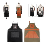 Maxbell Chef Aprons Practical Cape Accessories Hair Cutting Apron for Adult  81cmx78cm Black