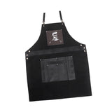Maxbell Chef Aprons Practical Cape Accessories Hair Cutting Apron for Adult  81cmx78cm Black