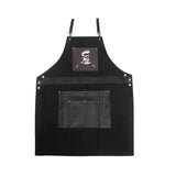 Maxbell Chef Aprons Practical Cape Accessories Hair Cutting Apron for Adult  81cmx78cm Black