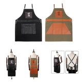 Maxbell Chef Aprons Practical Cape Accessories Hair Cutting Apron for Adult  81cmx78cm Black