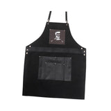 Maxbell Chef Aprons Practical Cape Accessories Hair Cutting Apron for Adult  81cmx78cm Black