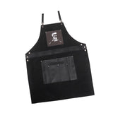 Maxbell Chef Aprons Practical Cape Accessories Hair Cutting Apron for Adult  81cmx78cm Black