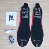Maxbell #Heated Shoe Insoles Mat Rechargeable for Running Hiking Outdoor Sports 29.5cm