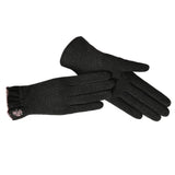 Maxbell Winter Gloves Forefinger Touch Screen Windproof for Running Driving Cycling Black