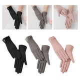 Maxbell Winter Gloves Forefinger Touch Screen Windproof for Running Driving Cycling Black