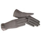 Maxbell Winter Gloves Forefinger Touch Screen Windproof for Running Driving Cycling Gray