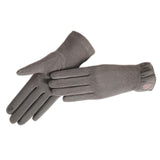 Maxbell Winter Gloves Forefinger Touch Screen Windproof for Running Driving Cycling Gray