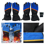 Maxbell Heating Gloves Adjustable Touch Screen Design for Motorcycle Climbing Skiing Gloves