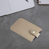 Maxbell Pocket Modern Card Holder Storage Case Women Men Minimalist Slim Wallet Gray