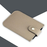 Maxbell Pocket Modern Card Holder Storage Case Women Men Minimalist Slim Wallet Gray