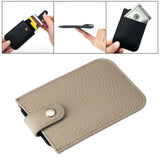 Maxbell Pocket Modern Card Holder Storage Case Women Men Minimalist Slim Wallet Gray