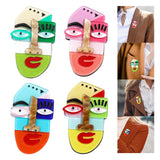 Maxbell Acrylic Brooch Brooches Fashion Modern Cartoon Jewelry for Bags Casual Gift Green