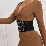 Maxbell Women Elastic Wide Waist Belt Dress Belt Waistband for Custume Cosplay Pants