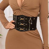 Maxbell Women Elastic Wide Waist Belt Dress Belt Waistband for Custume Cosplay Pants