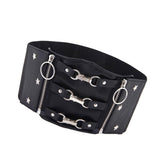 Maxbell Women Elastic Wide Waist Belt Dress Belt Waistband for Custume Cosplay Pants